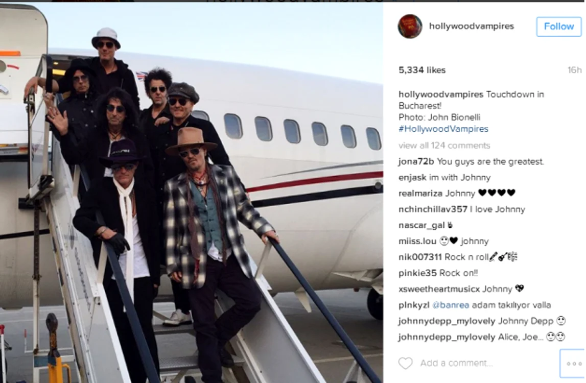 the hollywood vampires in romania