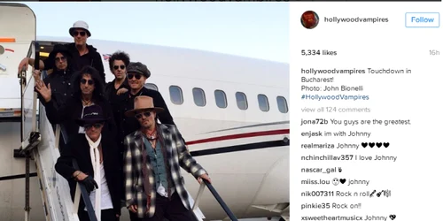 the hollywood vampires in romania foto instagram