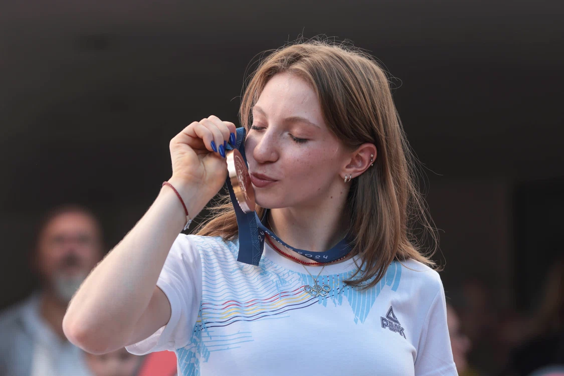 Ana Maria Bărbosu și-a recuperat medalia de la Jocurile Olimpice. Foto Inquam Photos
