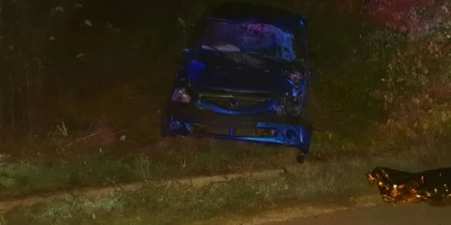 Accident rutier Giurgiu foto ISU Giurgiu