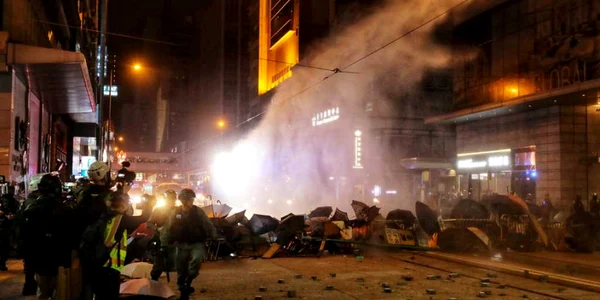 Proteste violente la Hong Kong în prima zi din 2020  FOTO EPA-EFE