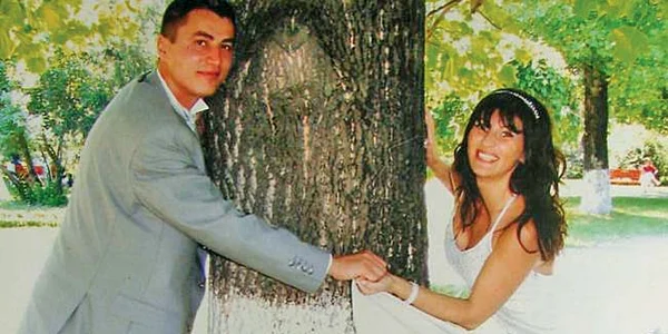 Elodia și Cioacă,  la nunta lor jpeg
