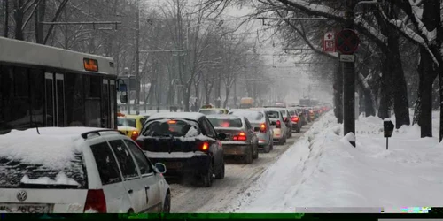 Circulaţie îngreunată în Copou