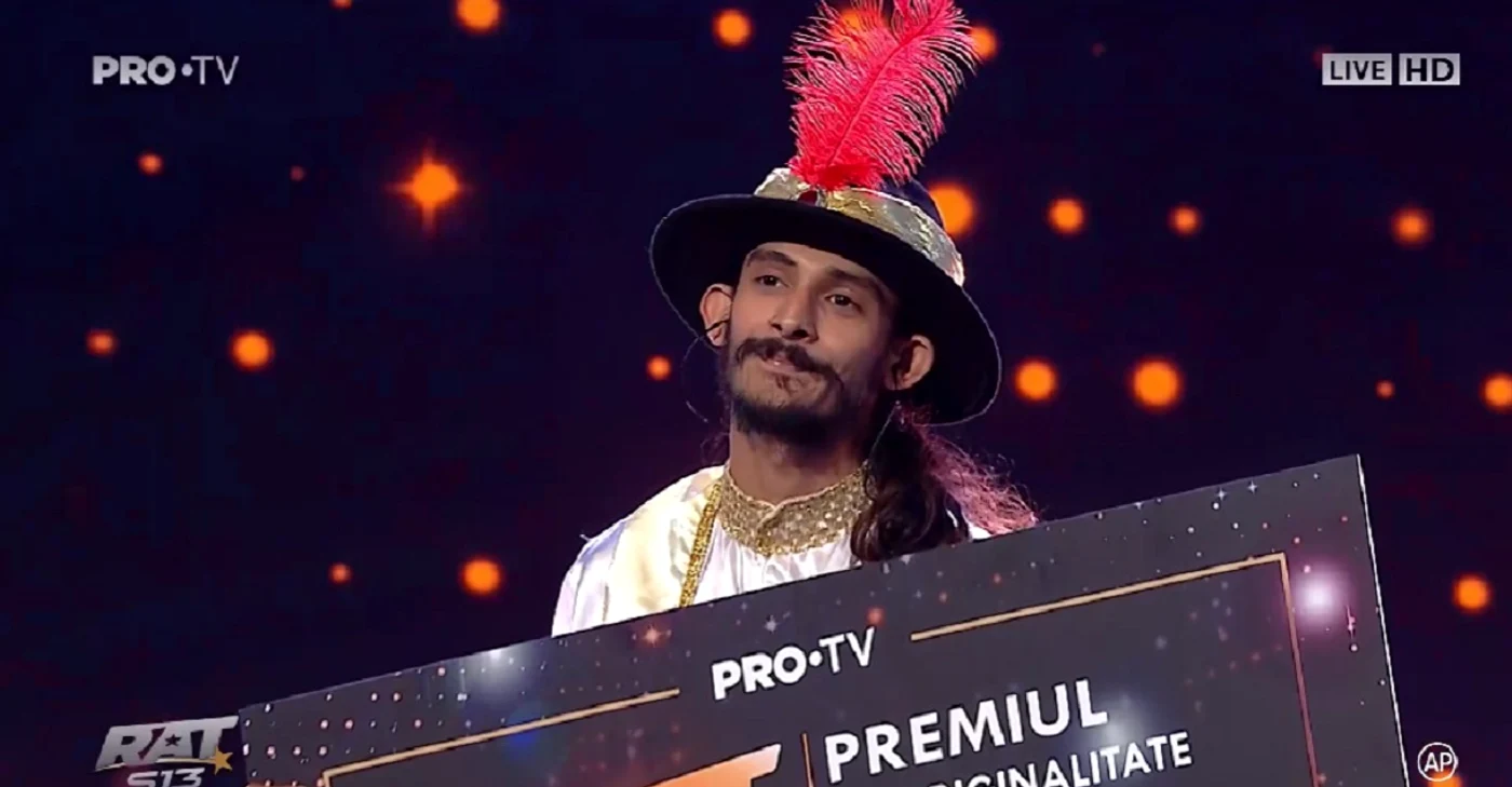 Sandip Brahamin a câștigat premiul de originalitate / captură: PRO TV