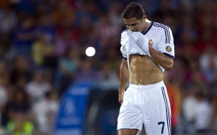 Cristiano Ronaldo, nemulţumit la Real Madrid. FOTO Mediafax