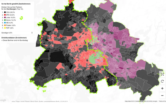 Cum au votat berlinezii FOTO Berliner Morgenpost/Twitter