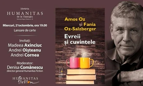 Lansare de carte: Evreii si cuvintele de Amoz Oz si Fania Salzberger jpeg