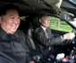 Președintele Rusiei Vladimir Putin și Kim Jong Un președinte Coreea de Nord se plimbă cu limuzina rusească FOTO EPA