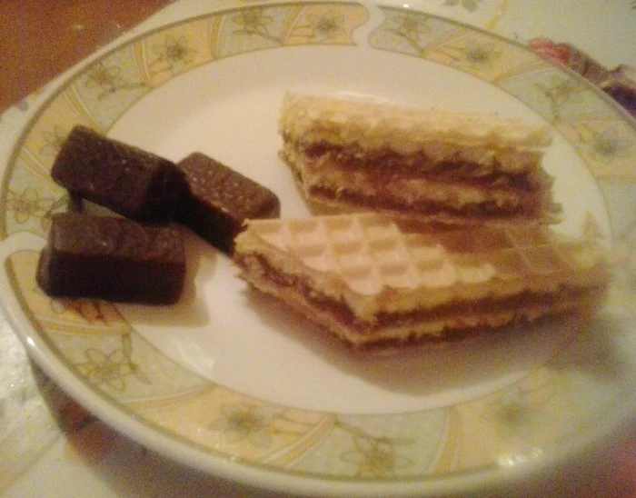 Prăji cu foi de napolitane