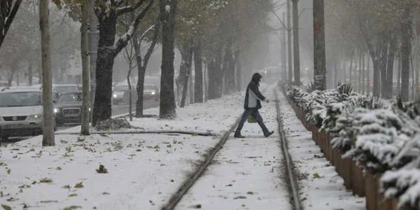 Cod galben ninsoare Bucureşti / FOTO Inquam Photos / Octav Ganea / 28 nov 2018