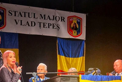 Cropat Radu Theodoru la o intalnire a gruparii Vlad Tepes in februarie 2025 FOTO Facebook jpg
