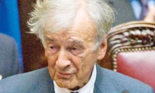 Elie Wiesel returnează Ungariei o înaltă distincţie după ceremoniile în onoarea lui Jozsef Nyiro jpeg