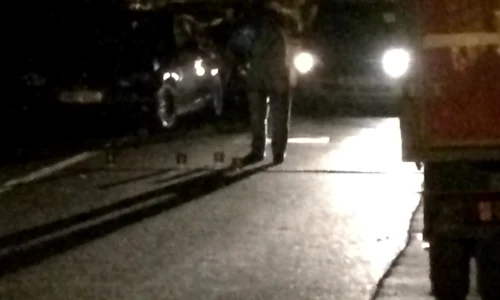 Poliţia a venit la faţa locului pentru a cerceta condiţiile producerii agresiunii jpeg