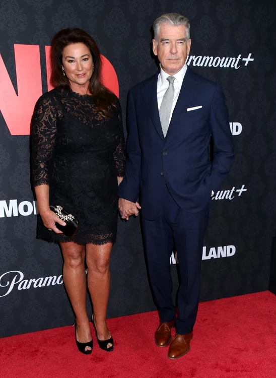 Keely Shaye Smith și Pierce Brosnan  la premiera „MobLand” din New York, Profimedia (3) jpg