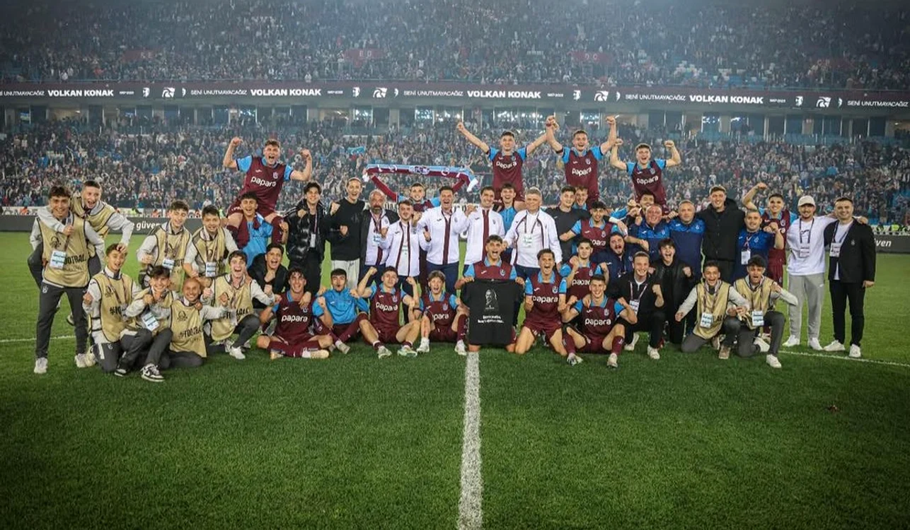 Echipa U19 a lui Trabzonspor a consemnat o reușită uriașă la nivel european (FOTO: Facebook)