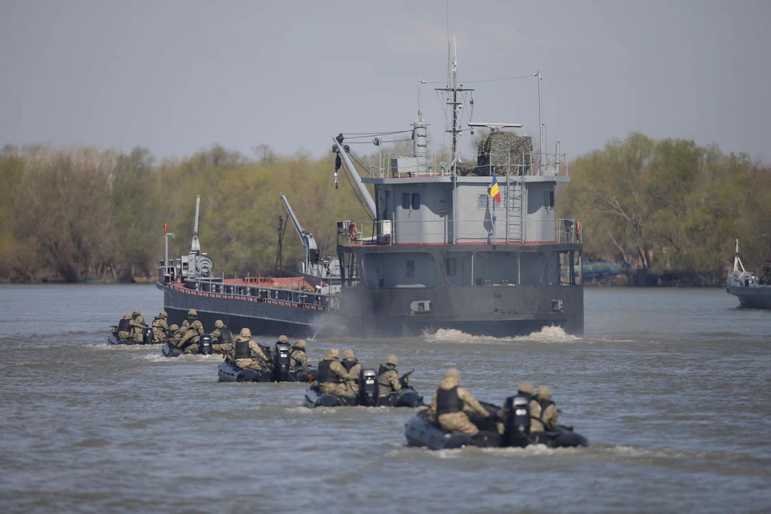 Exerciţiul multinaţional Sea Shield în Delta Dunării, la Mahmudia, Tulcea. FOTO Inquam Photos 