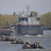 Exerciţiul multinaţional Sea Shield în Delta Dunării, la Mahmudia, Tulcea. FOTO Inquam Photos / George Călin