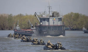 Exerciţiul multinaţional Sea Shield în Delta Dunării, la Mahmudia, Tulcea. FOTO Inquam Photos / George Călin