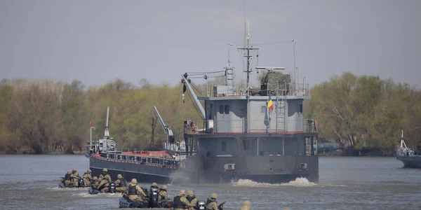 Exerciţiul multinaţional Sea Shield în Delta Dunării, la Mahmudia, Tulcea. FOTO Inquam Photos / George Călin