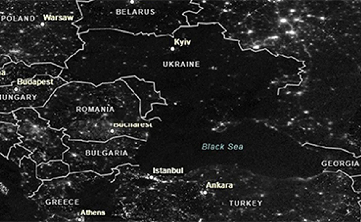 Ucraina, la 9 martie 2022. Foto: NASA 