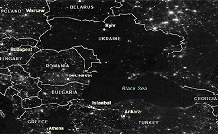 Ucraina, la 9 martie 2022. Foto: NASA 