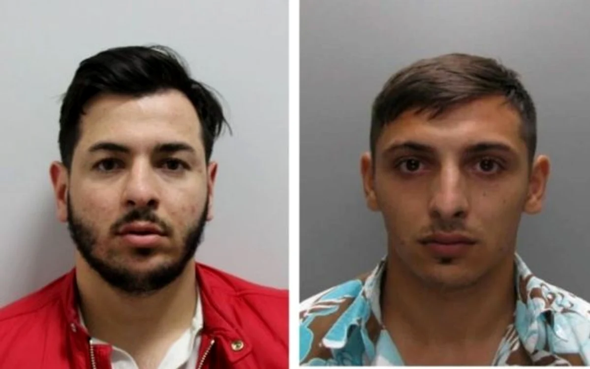 Asasinii  Araman-Nardi Stoica (stânga) şi Răzvan Vlădescu (dreapta) FOTO Poliţia londoneză