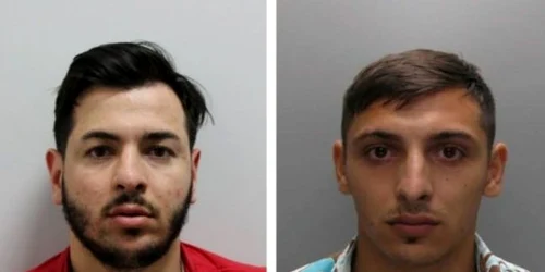 Asasinii Răzvan Vlădescu şi Araman-Nardi Stoica FOTO Poliţia londoneză
