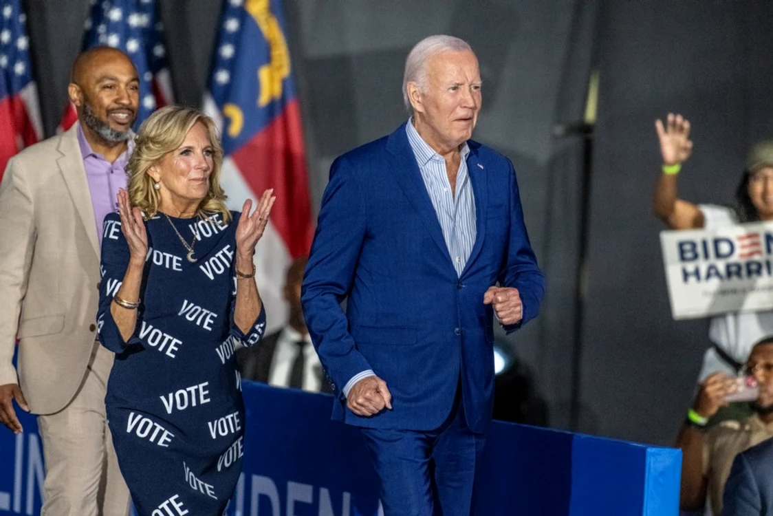 Joe și Jill Biden în campanie electorală FOTO EPA-EFE