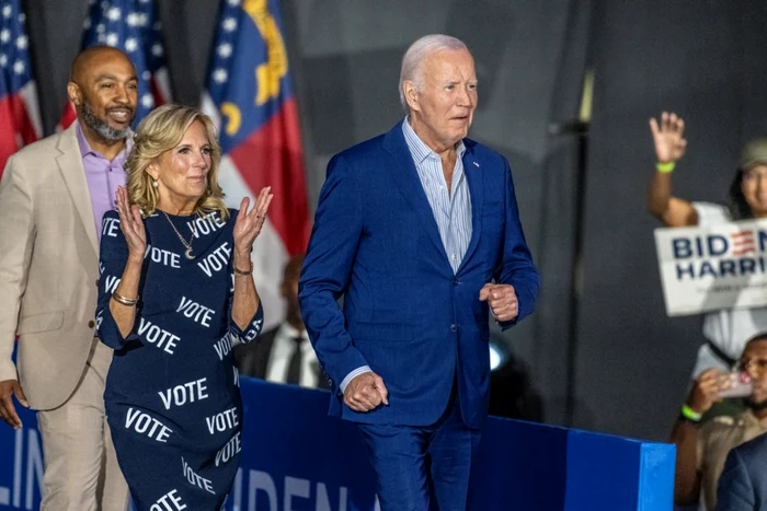 Joe și Jill Biden în campanie electorală FOTO EPA-EFE