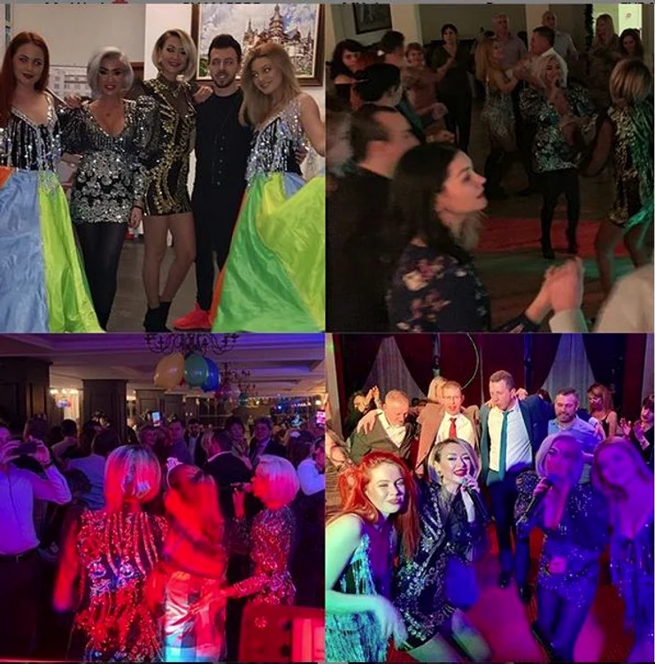 Surorile și-au petrecut Revelionul pe scenă 
