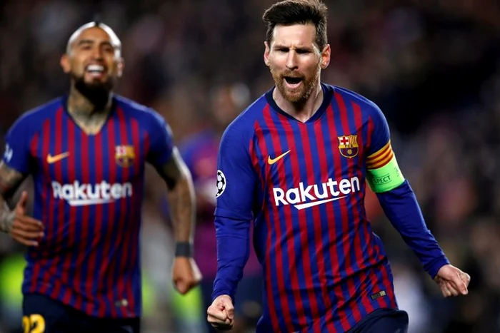 Lionel Messi si bucuria golului la BarcelonaFOTO: EPA
