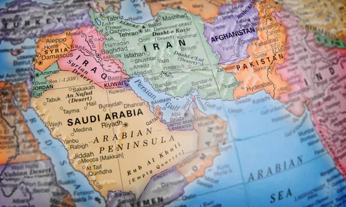 Harta Orientul Mijlociu FOTO Shutterstock