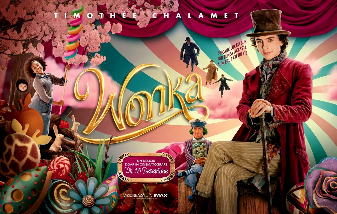 Filmul Wonka în cinematografe din 15 decembrie Sursa foto Vertical Entertainment.