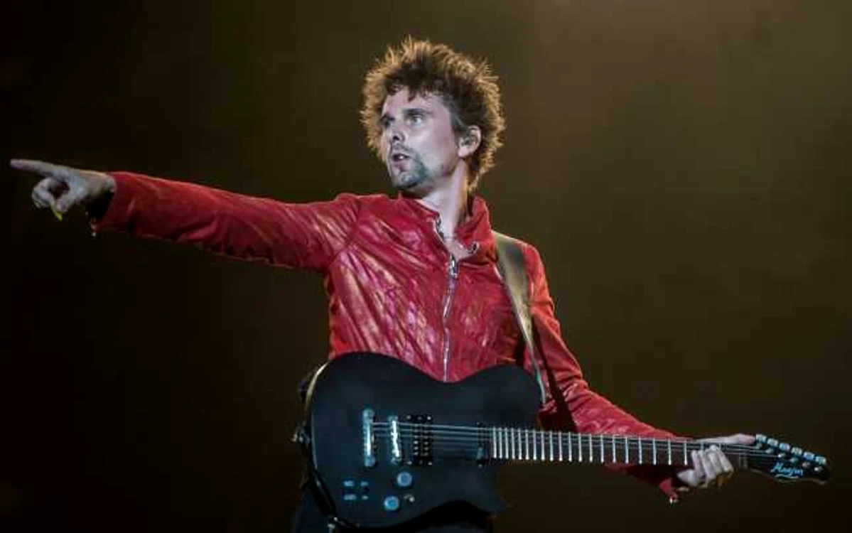 Matthew Bellamy este vocalul trupei Muse, care va concerta pe 29 iulie, în cadrul Rock The City FOTO Getty Images