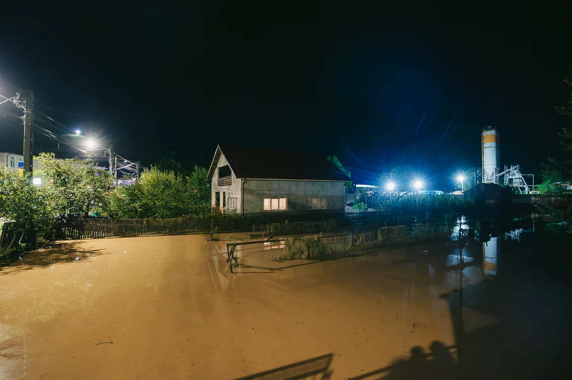 Inundații în județul Neamț Foto: Comuna Farcașa