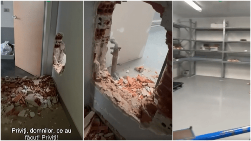 Jaf ca-n filme la un depozit de alimente românești din Italia: pagubă de 300.000 de euro VIDEO