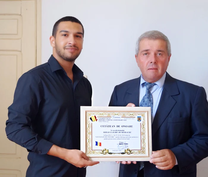Claudiu Dumitrache, cel mai tânăr Cetățean de Onoare din Dâmbovița 