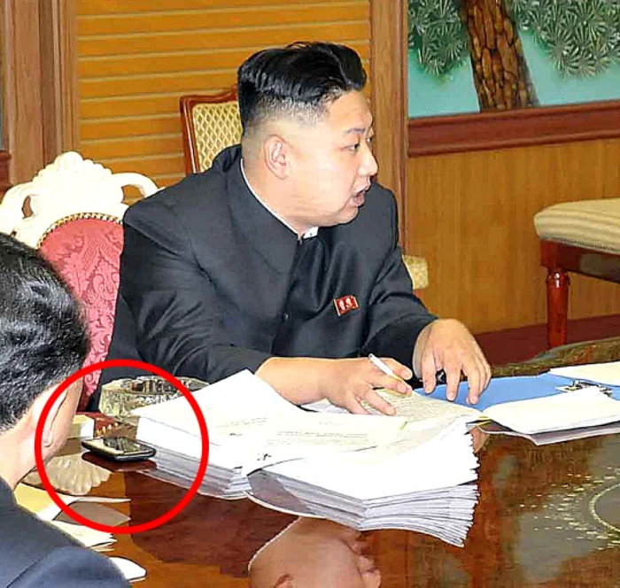 Presa se întreabă ce marcă este smartphonul lui liderului nord-corean, kim Jong-un