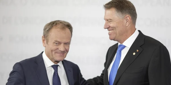 Summit Sibiu - Donald Tusk - Klaus Iohannis / FOTO Inquam Photos / Octav Ganea / 9 mai 2019