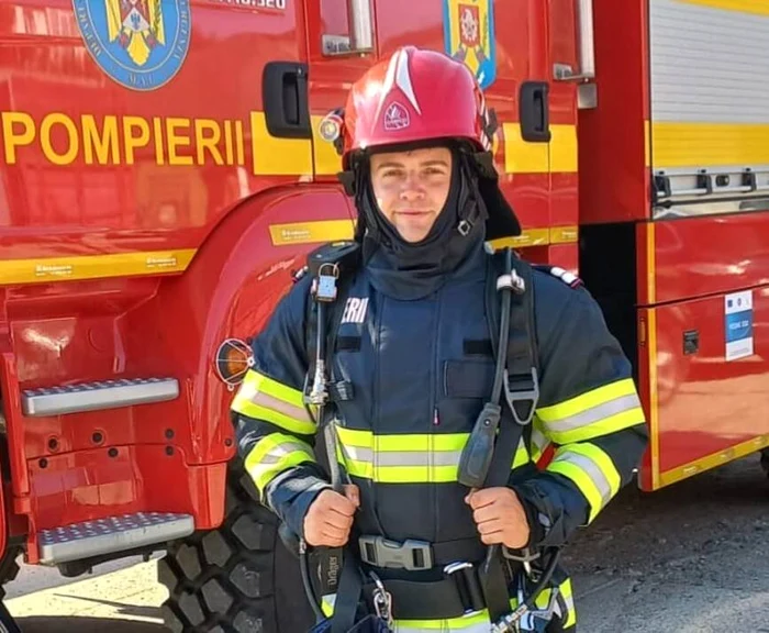 Plutonier Mădălin Borș FOTO ISU Neamț