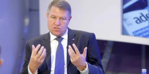 Klaus Iohannis la Adevarul Live FOTO Eduard Enea