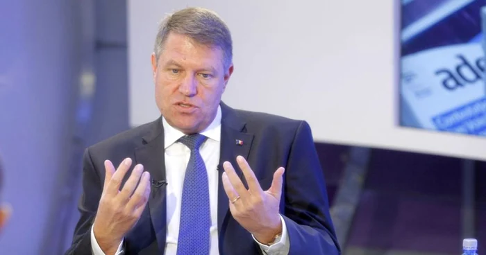 Klaus Iohannis, la Adevărul Live. FOTO Eduard Enea