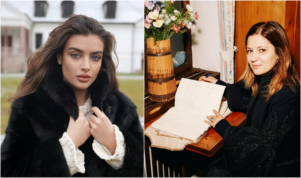 Ana Bodea și Amalia Enache au fost captivate de farmecul acestui loc. FOTO: Facebook