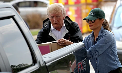 President Trump Visits Hurricane Harvey Flood Victims in Gulf Coast jpeg
