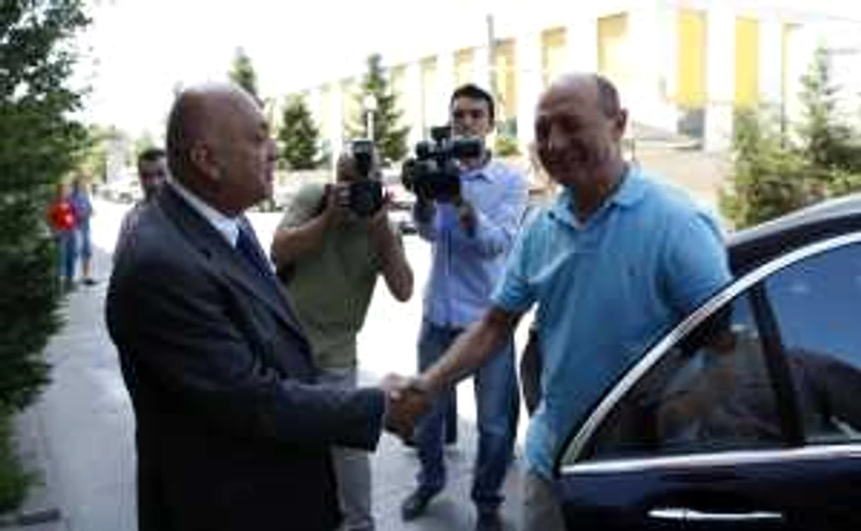 Vizita lui Traian Băsescu la redacţia "Adevărul" 