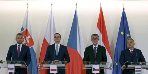 Grupul Vişegrad FOTO EPA-EFE