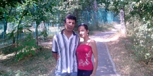 Maria Gârlescu şi tatăl ei, Marian Gârlescu, bărbatul ucis la Cisnădie