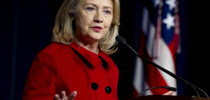 Hillar Clinton, fost secretar de stat al SUA. FOTO AFP