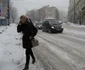 Pietonii de deplasează cu dificultate la Iaşi