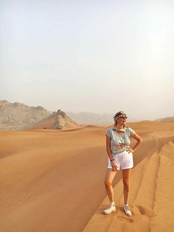 Dana Săvuică se bucură de temperaturi de peste 20 de grade Celsius în Dubai